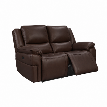 Picture of MCCRAE Genuine Leather 2 Seater Sofa (Brown)
