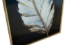 Picture of 357-013 Decorative Wall Art with Golden Frame (40x60cm) - White Feather