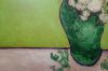 Picture of 367-002 Hand-Finished Canvas Decorative Wall Art (80×120cm) - Still Life: Vase with Pink Roses (1890) by Vincent van Gogh