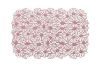 Picture of 371-029 Chrysanthemum Placemat in Blue & Silver