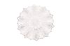 Picture of 371-022 Silver Feathers Placemat in White (38CM)