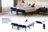 Picture of MOTIONFLEXI Electric Adjustable Bed Frame & Base with Memory Foam Mattress Set in Split King Size