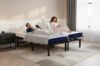 Picture of MOTIONFLEXI Electric Adjustable Bed Frame & Base with Memory Foam Mattress Set in Split King Size