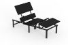 Picture of MOTIONFLEXI Electric Adjustable Bed Frame & Base with Memory Foam Mattress Set in Split King Size