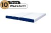 Picture of MOTIONFLEXI Electric Adjustable Bed Frame & Base with Memory Foam Mattress Set in Split King Size