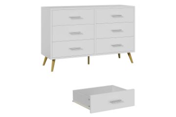 Picture of ELARA 6-Drawer Dresser/Tallboy (White)