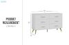 Picture of ELARA 6-Drawer Dresser/Tallboy (White)