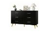 Picture of ELARA 6-Drawer Dresser/Tallboy (Black)