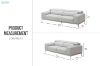 Picture of MORGAN 100% Genuine Leather 2 Seater Sofa