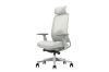Picture of VEYRA Premium High Back Office Chair with Honeycomb Seat Cushion & Adjustable Headrest, Backrest & Lumbar Support, 3D Armrests and Seat Slider  
