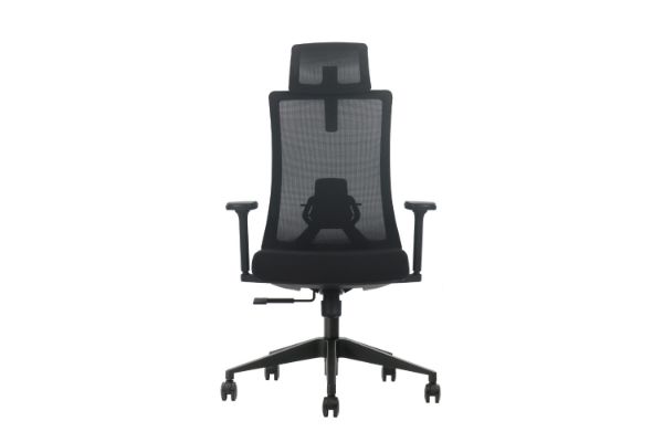 Picture of MAVEN High Back Office Chair with Adjustable Ice-Silk Mesh Backrest & Adjustable Headrest, Lumbar Support & 3D Armrests