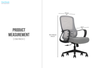 Picture of ZYLO High Back Office Chair with Adjustable Backrest