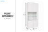 Picture of CURIO 4 Door Display Cabinet with LED Lighting
