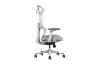 Picture of FLEXO Pro Height Adjustable Mesh Office Chair with Adjustable Headrest & Backrest, 5D Armrests and Seat Slider (Grey)