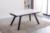 Picture of DALTON 1.6M-2.2M Extension Glossy Sintered Stone Top Dining Table