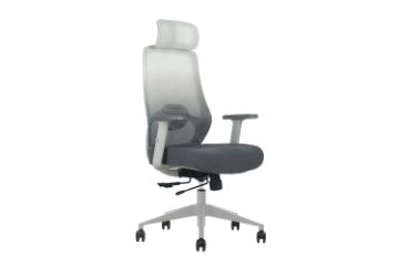 Picture of AVERY High Back Office Chair with Adjustable Headrest & Backrest, Adjustable Lumbar Support and Seat Slider