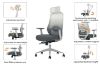 Picture of AVERY High Back Office Chair with Adjustable Headrest & Backrest, Adjustable Lumbar Support and Seat Slider