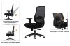 Picture of AVERY Mid Back Office Chair with Adjustable Backrest & Lumbar Support