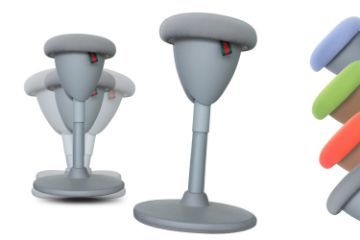 Picture of MOVI 360° Swivel Adjustable  Height Wobble Chair  (Multiple Colours)