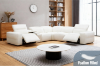 Picture of OMEGA Feather-Filled Dual-Motor Power Recliner Sectional Modular Sofa Range with Console Hidden Cup Holders & Storage & Wireless Charging & USB Type-C Ports
