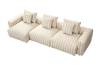 Picture of ROMINA Feather-Filled Modular Sectional Sofa Range - Left Facing Chaise