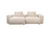 Picture of ROMINA Feather-Filled Modular Sectional Sofa Range - 3PC Combo Set (RAF Armchairx1 + Armlessx1 + Left Facing Chaisex1)