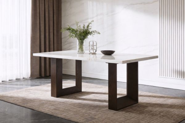 Picture of [FLOOR MODEL CLEARANCE] EDWYN 173 Marble Top Dining Table