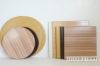 Picture of [Commercial supply only] VIKIA Square Molding Press Table Top * Walnut (60x60) - Set of 4
