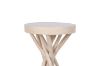 Picture of NIKO D35 Solid Mungur & Teak Wood Round Side Table