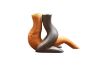 Picture of 650-052 Solid Teak Wood Candle Holder Set (25x11x17cm)