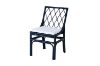 Picture of BRIGHTON Teak Wood & Rattan Dining Chair (Navy Blue)