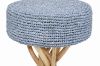 Picture of LIBERTE D37 Twig Wood Side Table with Raffia