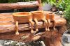 Picture of 650-051 Solid Teak Wood Decorative Trays - Set of 3
