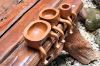 Picture of 650-051 Solid Teak Wood Decorative Trays - Set of 3