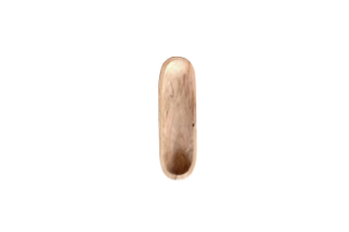 Picture of 650-035 Solid Teak Wood Oval Ship Bowl (40cmx12cm)