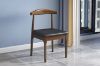 Picture of HORN Solid Wood Dining Chair with Black Cushion (Walnut) - 4 Chairs in 1 Carton