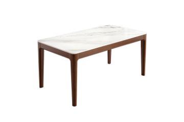 Picture of HARU 160/180 Solid Wood Dining table with Sintered Stone Top 
