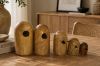 Picture of 650-049 Solid Teak Wood Bird Family Decorative Sculptures - Set of 5