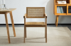 Picture of CHANDIGARH Solid Wood Replica Armchair (Natural)