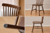 Picture of WINDSOR Rubber Wood Dining Chair (Walnut)
