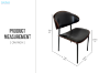 Picture of SELORA Dining Chair (Black) - Each
