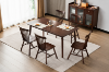 Picture of WINDSOR Solid Wood Dining Table (Walnut) - 150