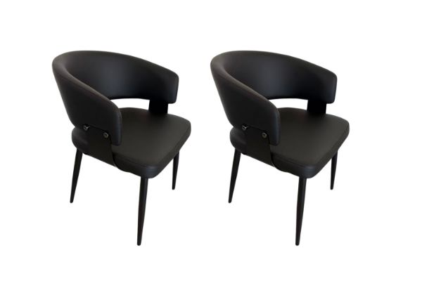 Picture of KALEM  Dining Chair (Black) -2 Chairs in 1 Carton
