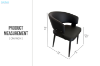 Picture of KALEM  Dining Chair (Black) -2 Chairs in 1 Carton
