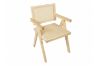 Picture of CHANDIGARH Solid Wood Replica Armchair (Natural)