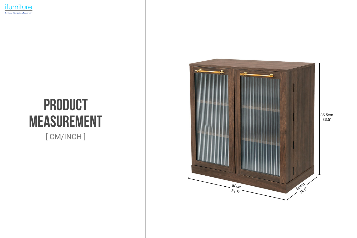RUSTON 2-Door Storage Cabinet