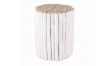 Picture of PPRELUDE Teak Log Round Side Table/Stool - Small Size (38x50)