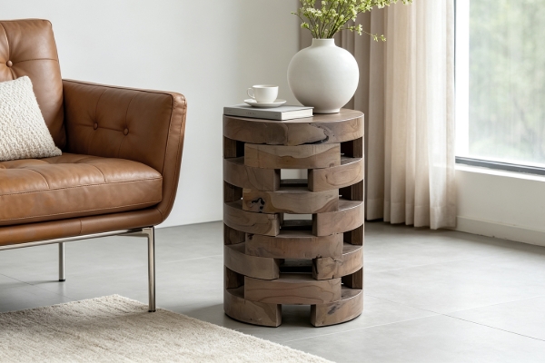 Picture of KADITA D30 Solid Teak Wood Side Table