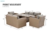 Picture of [FLOOR MODEL CLEARANCE] ZANE 5PC Wicker Outdoor Dining Set