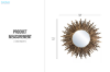Picture of HULA Twig Sunburst Wall Mirror